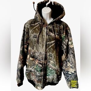 Brazos Men's Camo Hooded Jacket Size Large